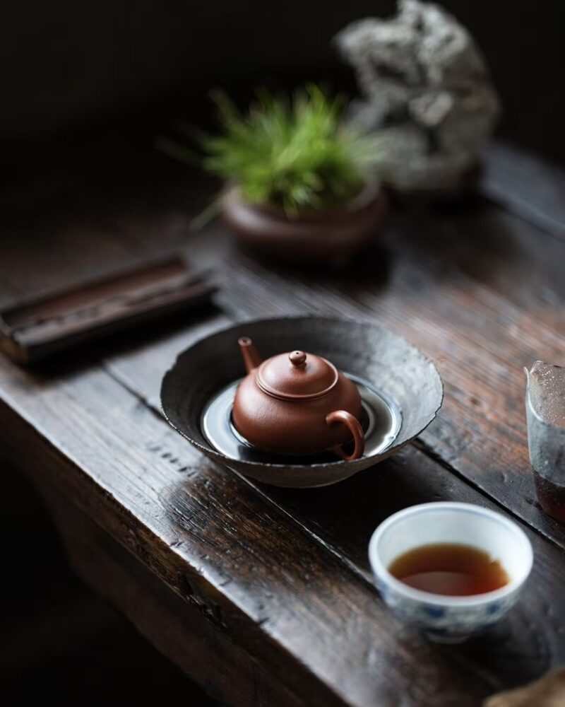 Fully Handmade Aged Zhuni Shui Ping 120ml Yixing Teapot