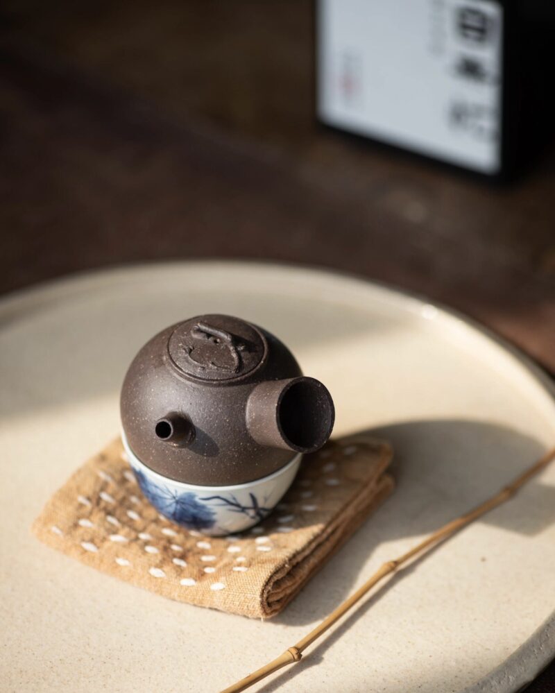Zini Plum Kyusu 80ml Yixing Teapot