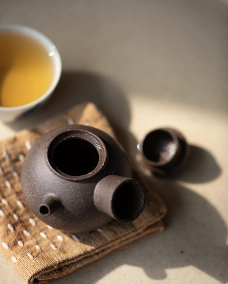 Zini Plum Kyusu 80ml Yixing Teapot
