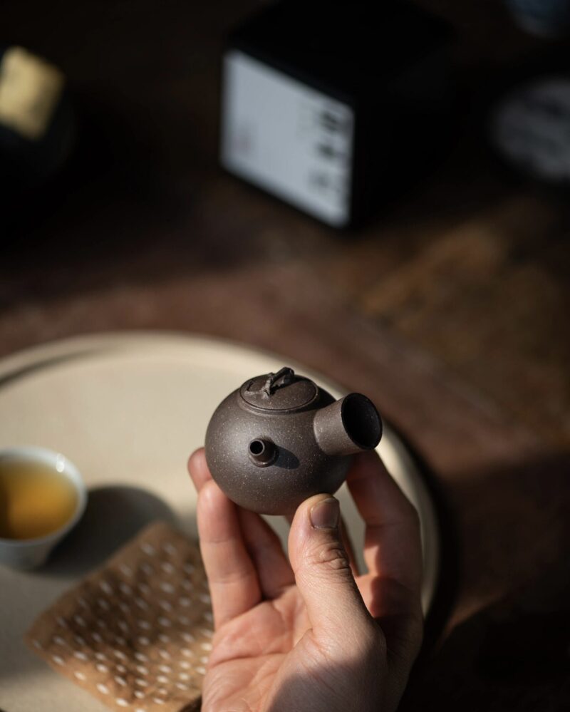 Zini Plum Kyusu 80ml Yixing Teapot
