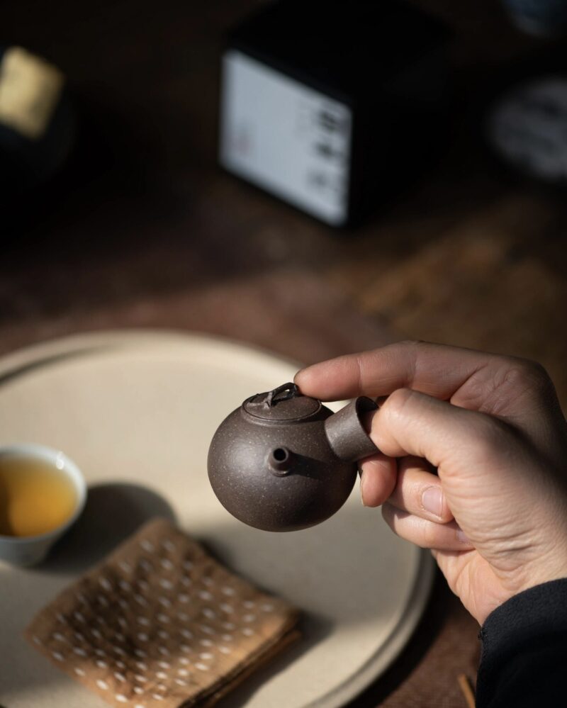 Zini Plum Kyusu 80ml Yixing Teapot