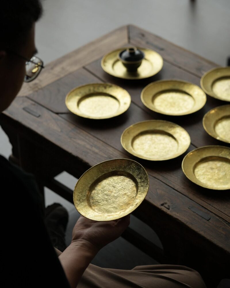 Hammered Texture Brass Vintage Tea Boat4 Handmade Hammered Texture Brass Vintage Tea Boat