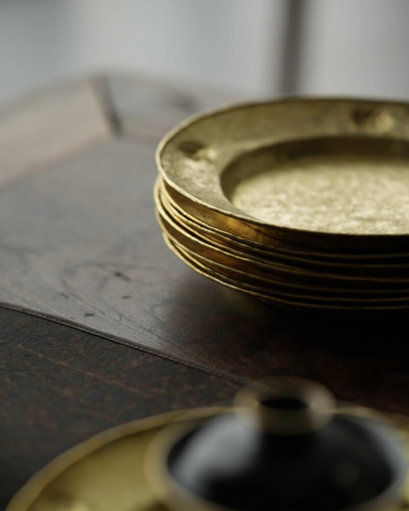 Hammered Texture Brass Vintage Tea Boat6 Handmade Hammered Texture Brass Vintage Tea Boat