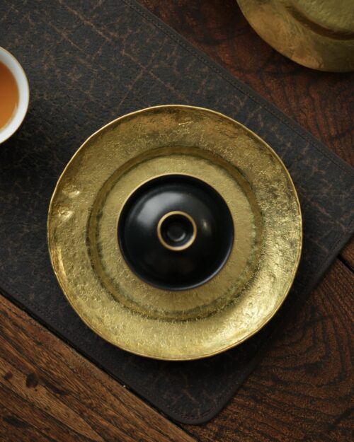 Handmade Hammered Texture Brass Vintage Tea Boat