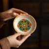 详情-02 Elegant Ceramic Thangka Pattern 120ml Gaiwan