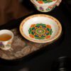 详情-06 Elegant Ceramic Thangka Pattern 120ml Gaiwan