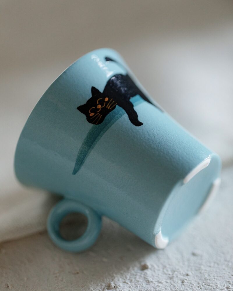 Creative Design Ceramic Dreamy Kitty 120ml Gaiwan