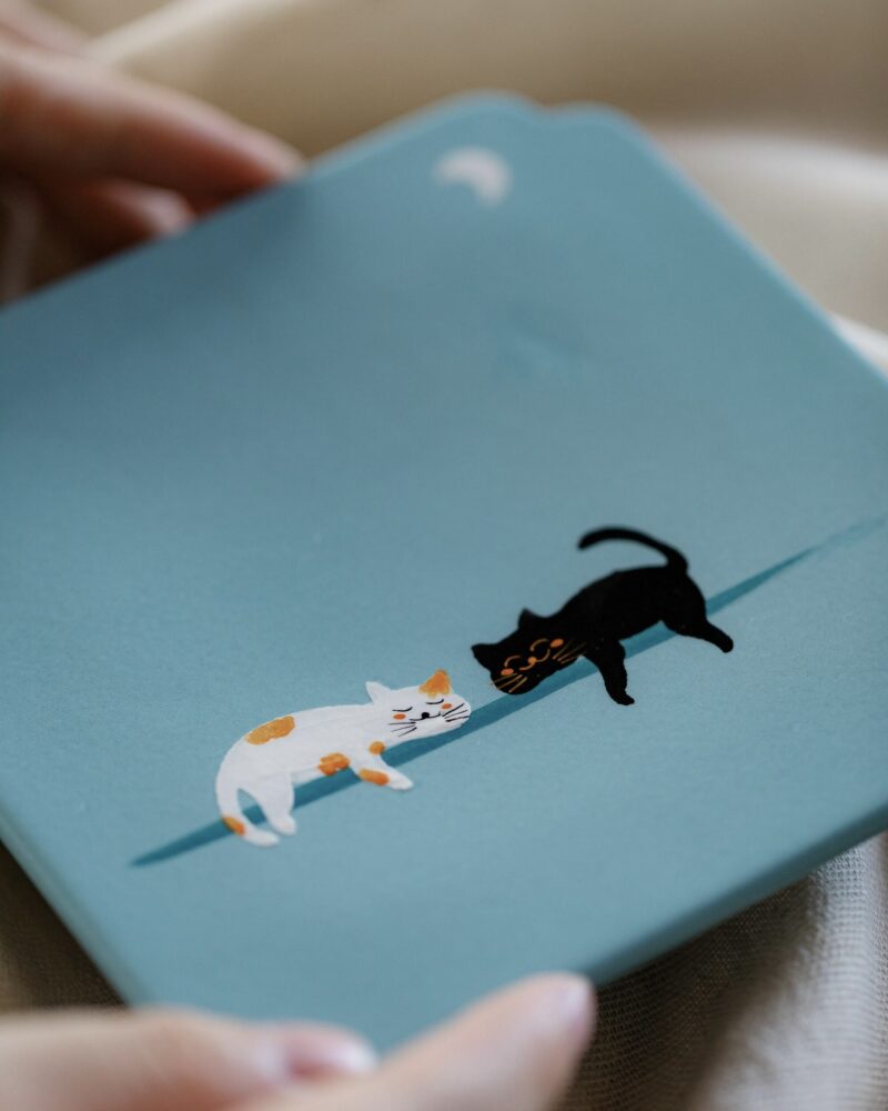 Creative Design Ceramic Dreamy Kitty 120ml Gaiwan