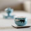 Creative Design Ceramic Dreamy Kitty 120ml Gaiwan