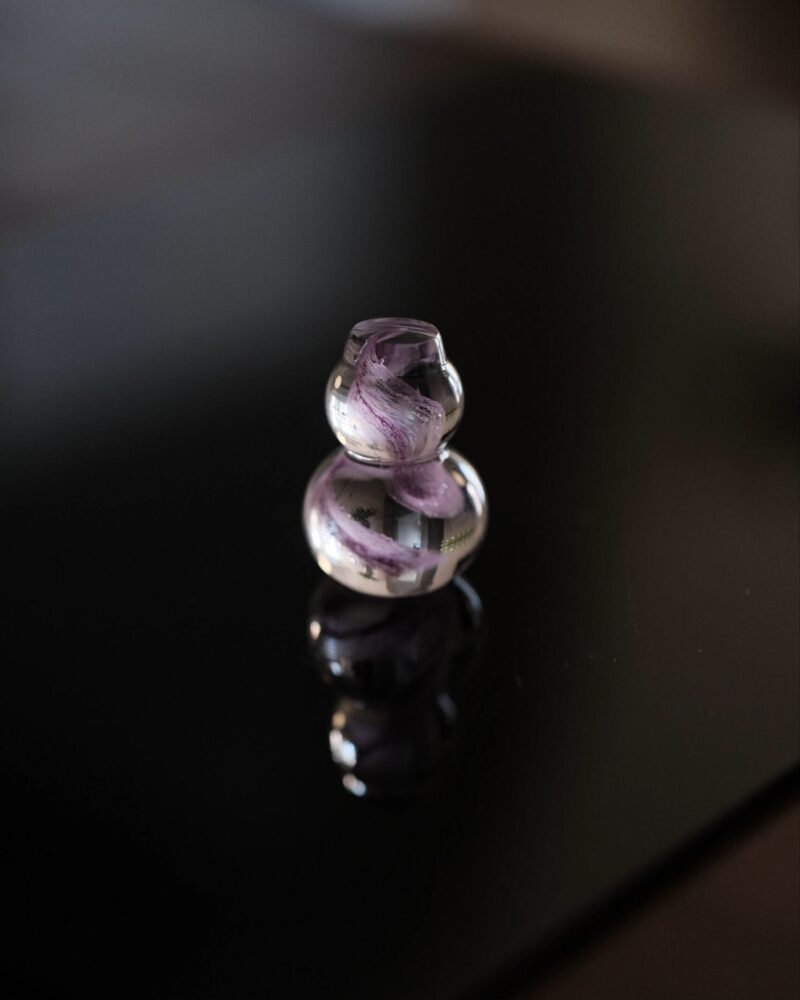 EF1B1CC5-893D-4EEF-9621-596E237663E0_1_201_a Creative Design Glass Gourd Lid Holder