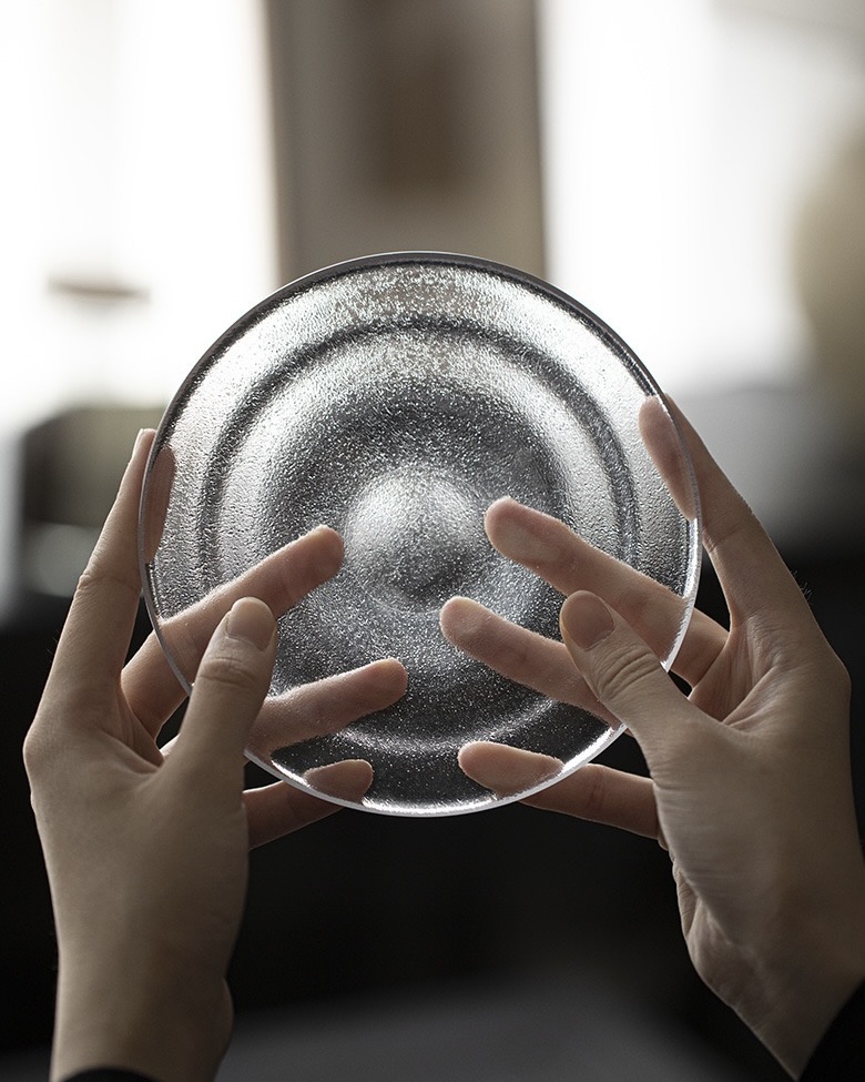 Elegant Thickened Frosted Glass Minimalism Tea Boat5 Elegant Thickened Frosted Glass Minimalism Tea Boat