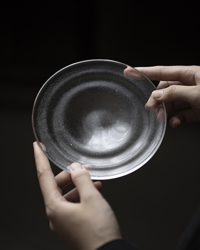 Elegant Thickened Frosted Glass Minimalism Tea Boat6 Elegant Thickened Frosted Glass Minimalism Tea Boat