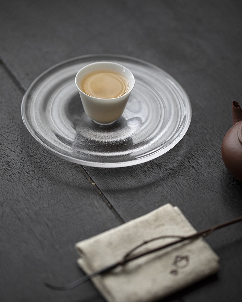 Elegant Thickened Frosted Glass Minimalism Tea Boat8 Elegant Thickened Frosted Glass Minimalism Tea Boat