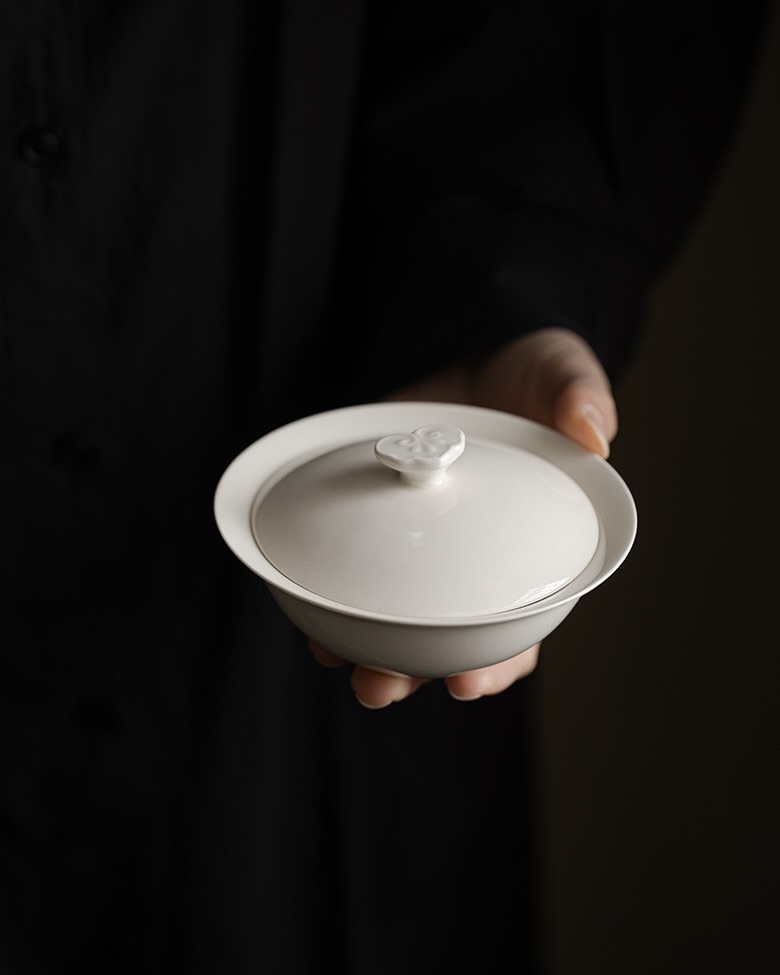 Grey Glaze Ceramic White Tea 120ml Gaiwan3 Grey Glaze Ceramic White Tea 120ml Gaiwan