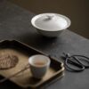 Grey Glaze Ceramic White Tea 120ml Gaiwan6 Grey Glaze Ceramic White Tea 120ml Gaiwan