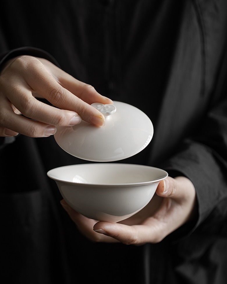 Grey Glaze Ceramic White Tea 120ml Gaiwan8 Grey Glaze Ceramic White Tea 120ml Gaiwan