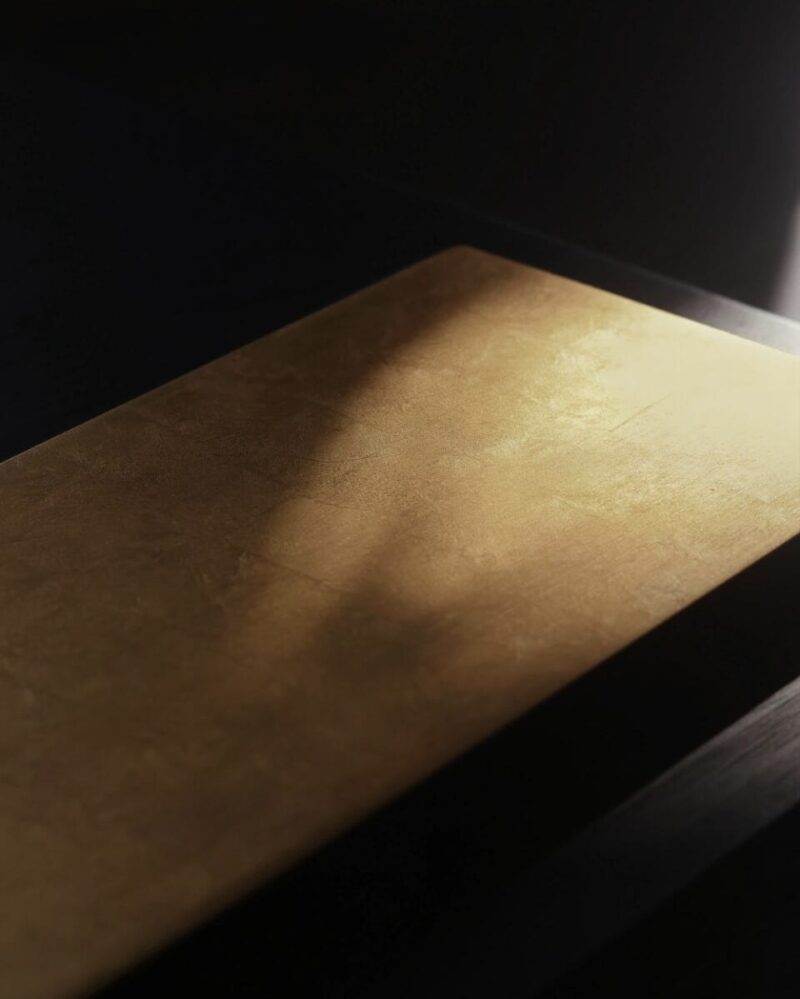 Handmade Traditional Lacquer Wood Golden Leaf Tea Tray5 Handmade Traditional Lacquer Wood Golden Leaf Tea Tray