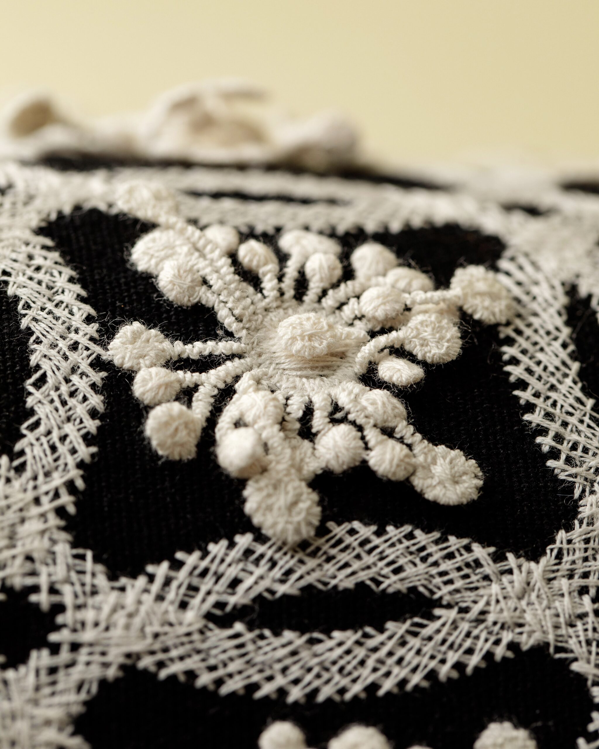 Japanese Style Embroidered Hemp Cotten Ocean Weave 2pcs Tea Mat8 Japanese Style Embroidered Hemp Cotten Ocean Weave 2pcs Tea Mat