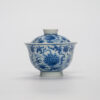 915 (7) Hand-painted Qinghua Ceramic Twined Chrysanthemum 90ml Gaiwan