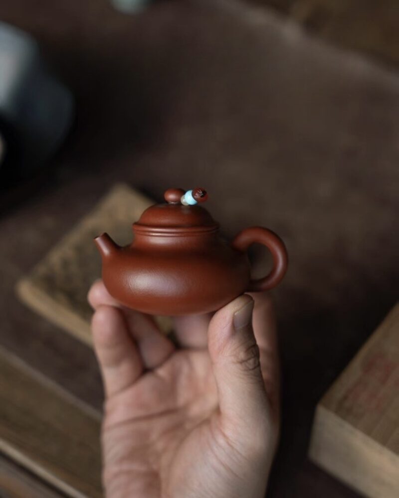 Half Handmade Zhao Zhuang Zhuni Rong Tian 65ml Yixing Teapot