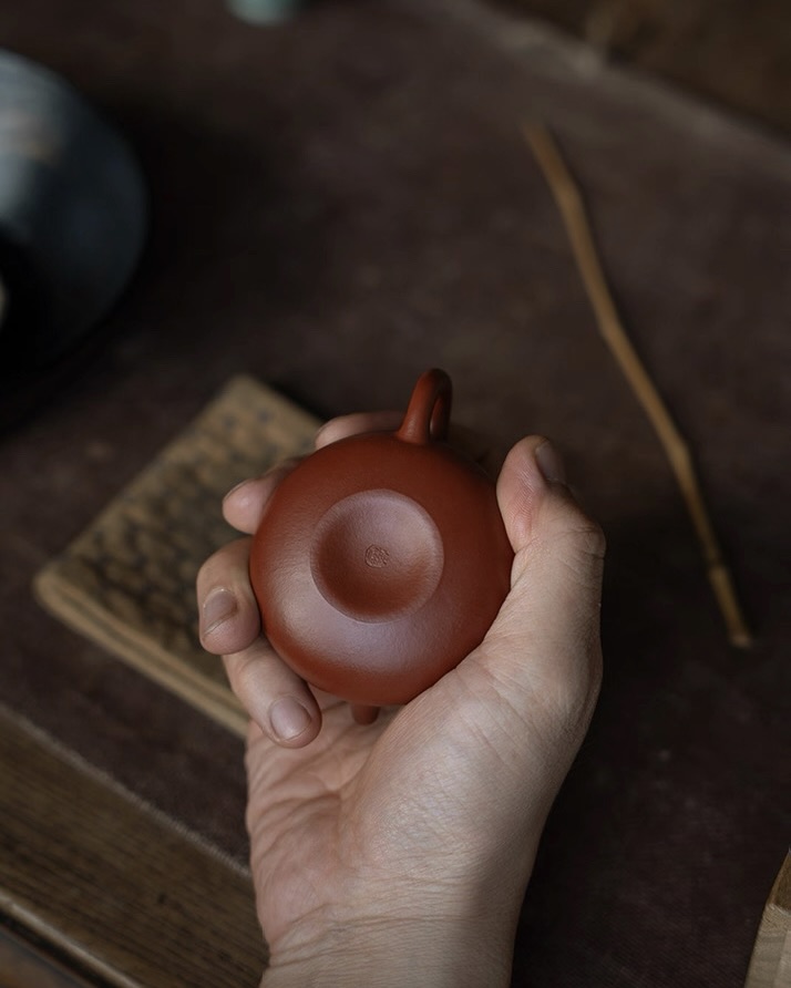 Half Handmade Zhao Zhuang Zhuni Rong Tian 65ml Yixing Teapot