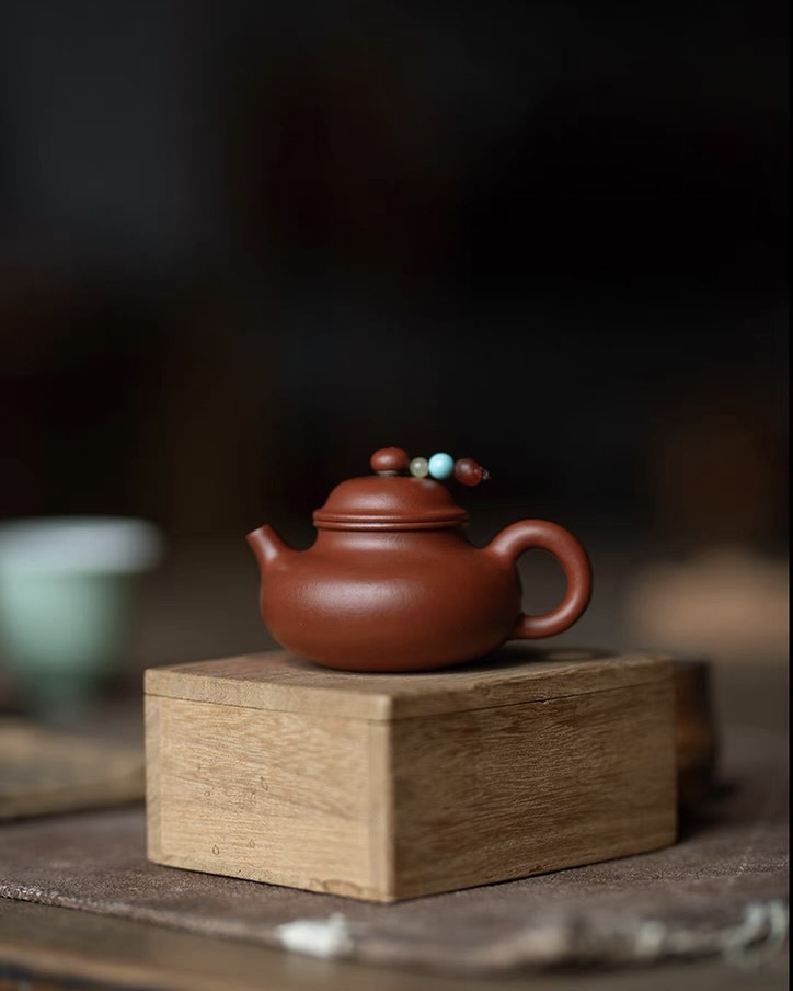 Half Handmade Zhao Zhuang Zhuni Rong Tian 65ml Yixing Teapot