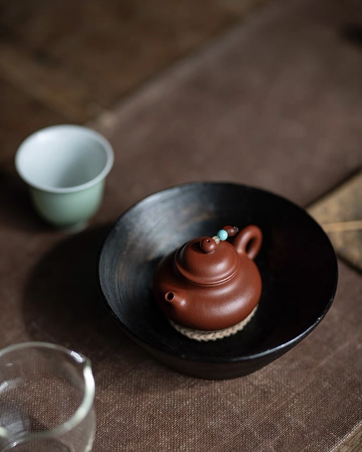 Half Handmade Zhao Zhuang Zhuni Rong Tian 65ml Yixing Teapot
