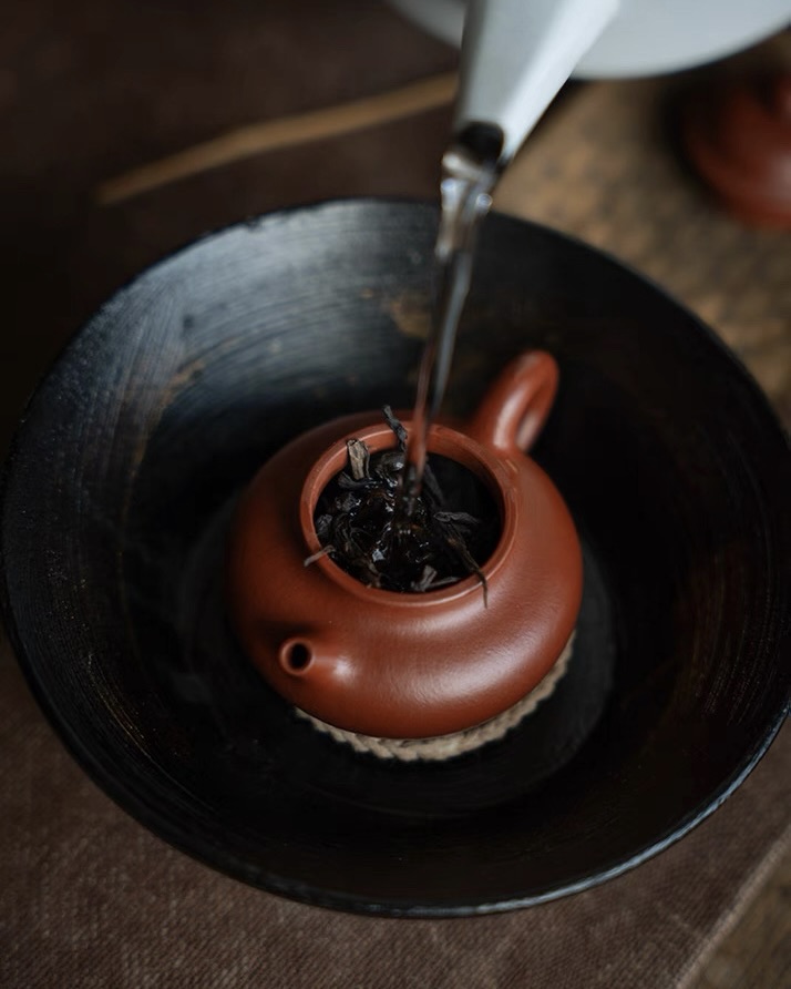 Half Handmade Zhao Zhuang Zhuni Rong Tian 65ml Yixing Teapot