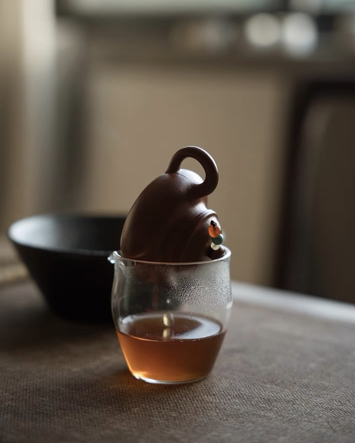 Half Handmade Zhao Zhuang Zhuni Rong Tian 65ml Yixing Teapot