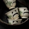 Hand-painted Ceramic Panda & Bamboo 180ml Chinese Teapot7 Hand-painted Ceramic Panda & Bamboo 180ml Chinese Teapot