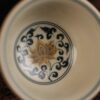 Hand-painted Underglaze Golden Ceramic Twined Lotus 80ml Host Tea Cup