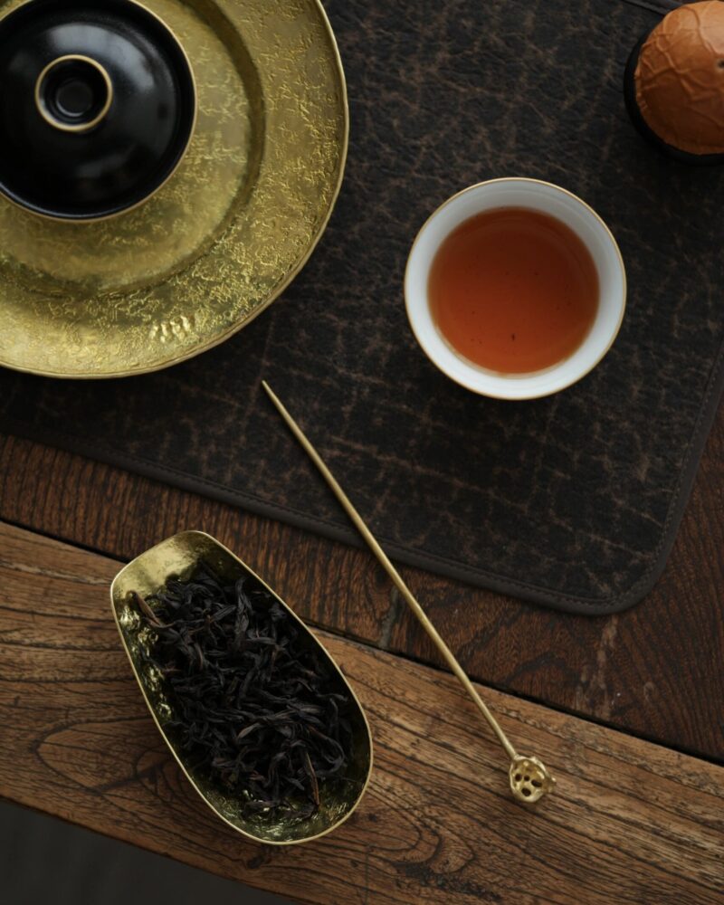 Handmade Hammered Texture Brass ChaZe Set7 Handmade Hammered Texture Brass ChaZe Set