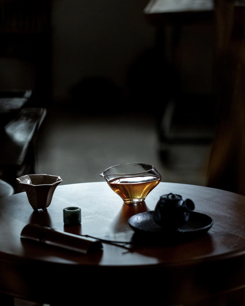 Simple Chic Handmade Glass Solitary Swan 180ml Fair Cup Gong Dao Bei2 Simple Chic Handmade Glass Solitary Swan 180ml Fair Cup Gong Dao Bei