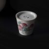 Vintage Style Ceramic Longevity Peach Decal 100ml Gaiwan8 Vintage Style Ceramic Longevity Peach Decal 100ml Gaiwan