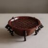 Vintage Style Handmade Copper Dragon Stand Tea Boat1 Vintage Style Handmade Copper Dragon Stand Tea Boat