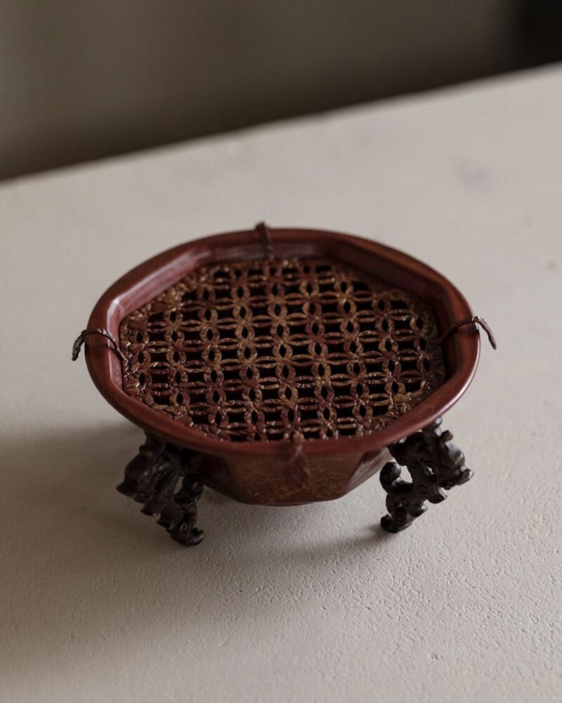 Vintage Style Handmade Copper Dragon Stand Tea Boat2 Vintage Style Handmade Copper Dragon Stand Tea Boat