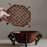 Vintage Style Handmade Copper Dragon Stand Tea Boat