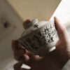 20250706_142558031_iOS Hand-painted Powder Glaze Ceramic Calligraphy Shi Jing 120ml Gaiwan