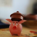 Handmade Zisha Yixing Clay Fly Pigg Tea Pet