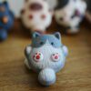 941 (10) Japanese Style Zisha Yixing Clay Kitten teapet