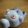 941 (15) Japanese Style Zisha Yixing Clay Kitten teapet