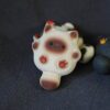 941 (3) Japanese Style Zisha Yixing Clay Kitten teapet