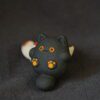 941 (4) Japanese Style Zisha Yixing Clay Kitten teapet