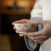 Chinese Red Ceramic Bamboo 150ml Gaiwan12 Chinese Red Ceramic Bamboo 150ml Gaiwan