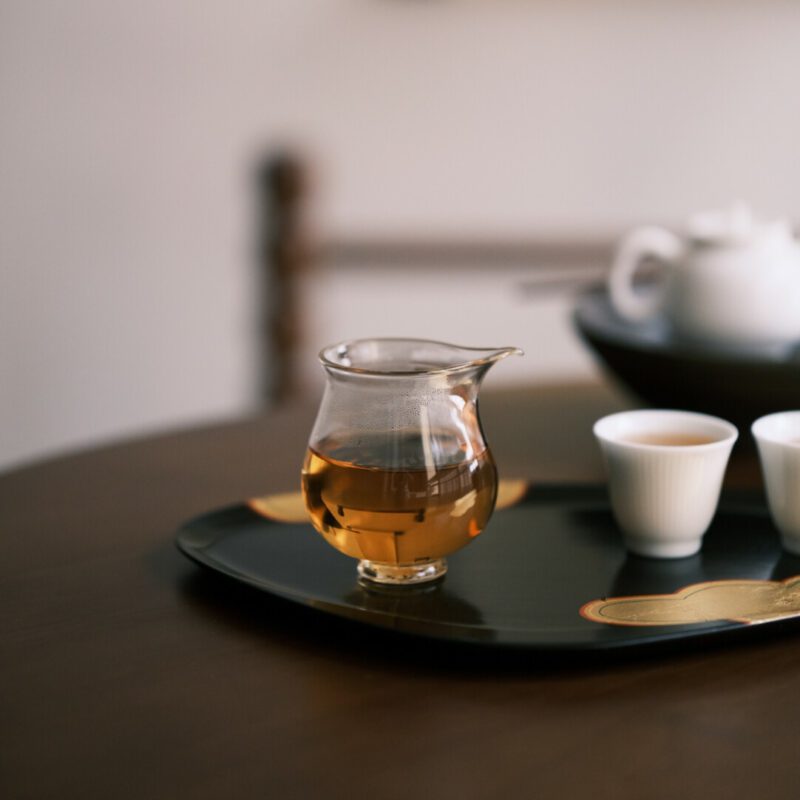 Elegant Heat Resistant Glass 120ml Fair Cup Gong Dao Bei