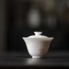 Japanese Style Jade Porcelain Sakura 100ml Gaiwan1 Japanese Style Jade Porcelain Sakura 100ml Gaiwan