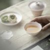 Japanese Style Jade Porcelain Sakura 100ml Gaiwan10 Japanese Style Jade Porcelain Sakura 100ml Gaiwan