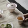 Japanese Style Jade Porcelain Sakura 100ml Gaiwan5 Japanese Style Jade Porcelain Sakura 100ml Gaiwan