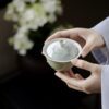 Spring Green Ceramic Willow and Swallow 100ml Gaiwan1 Spring Green Ceramic Willow and Swallow 100ml Gaiwan