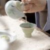 Spring Green Ceramic Willow and Swallow 100ml Gaiwan18 Spring Green Ceramic Willow and Swallow 100ml Gaiwan